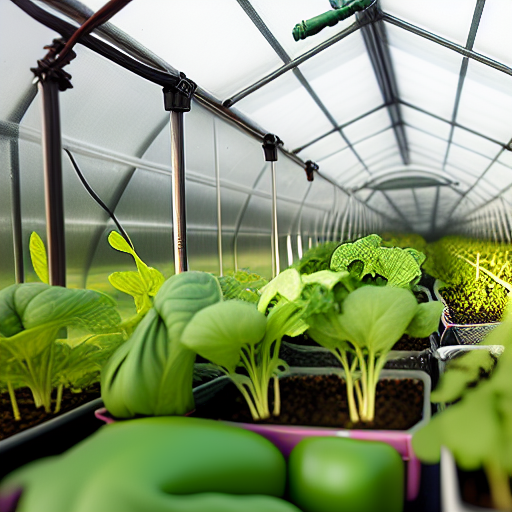 Growing vegetables in a hydroponic system