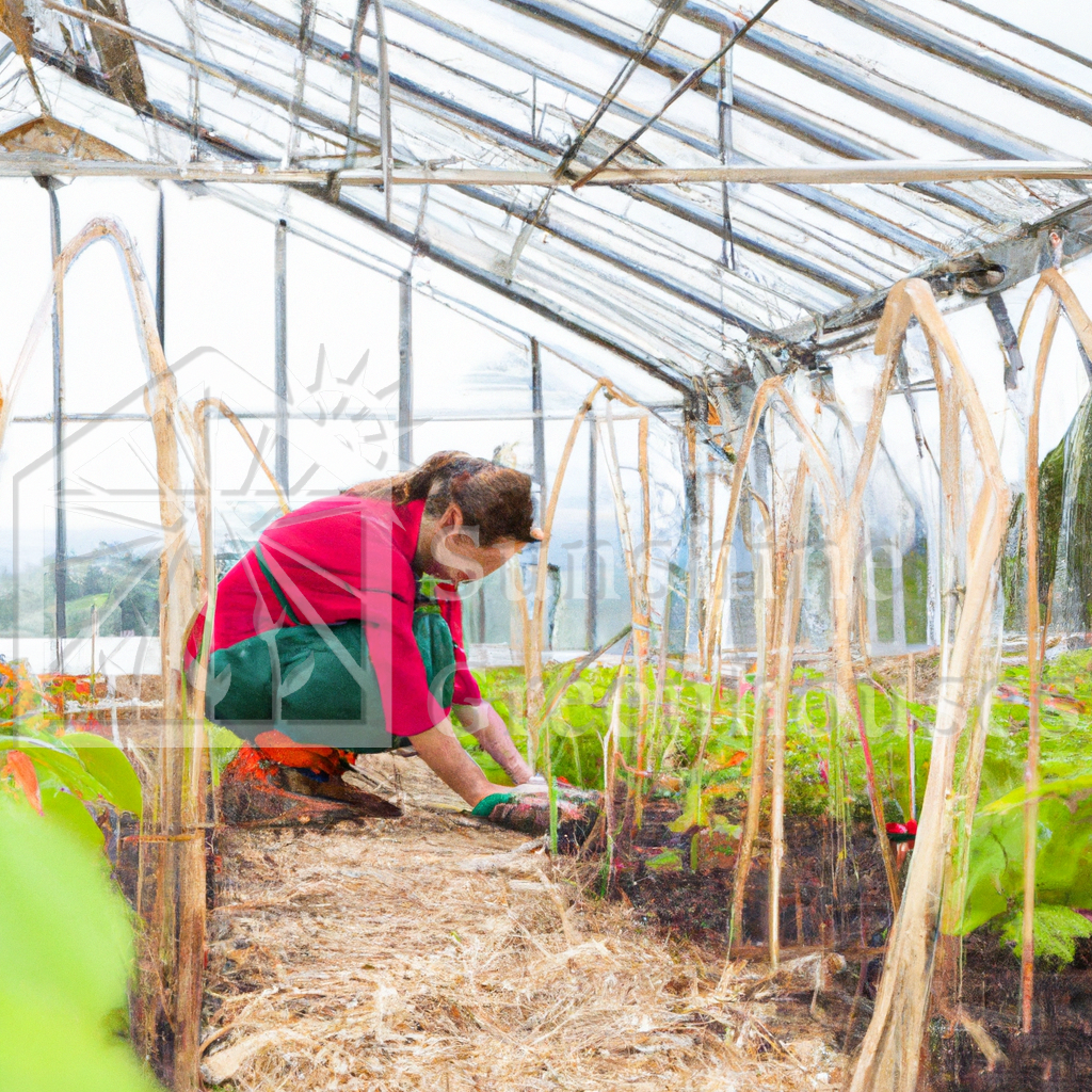 planting in the greenhouse