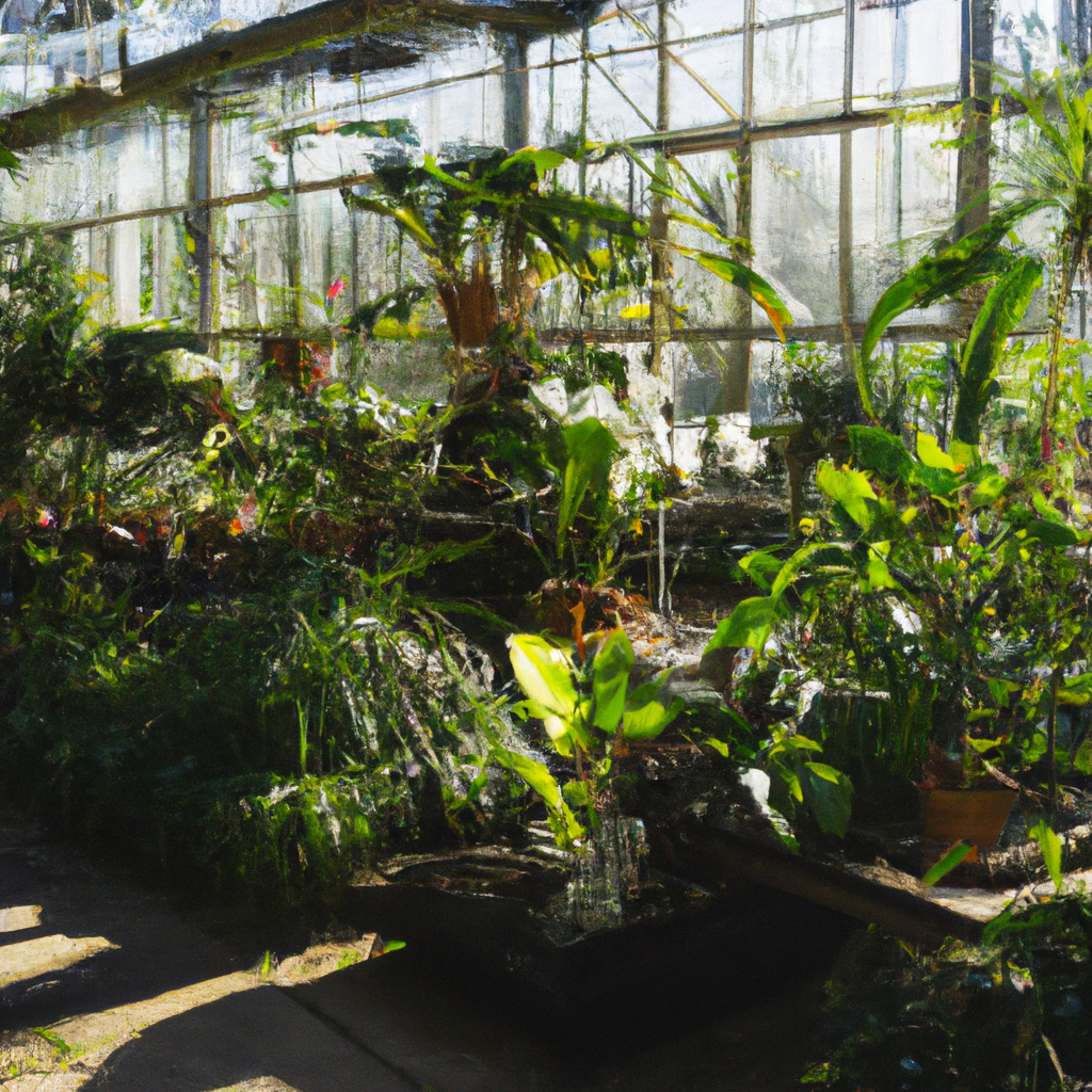 irrigation systems in the sunshine greenhouse