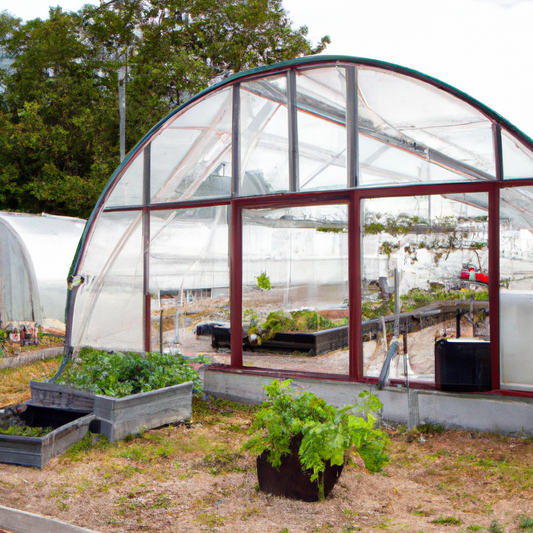 Greenhouse plants should be grown in large trays rather than pots or containers.