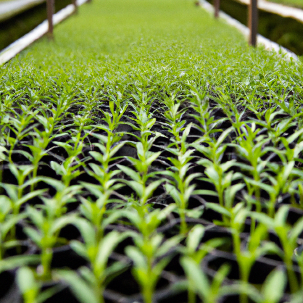 potting up seedlings
