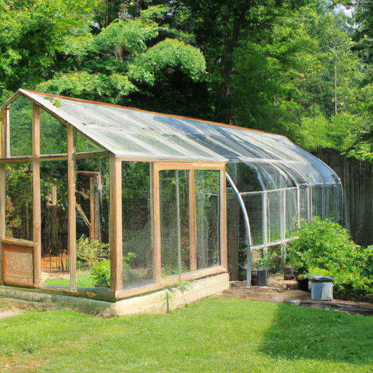 Air temperature control in the greenhouse