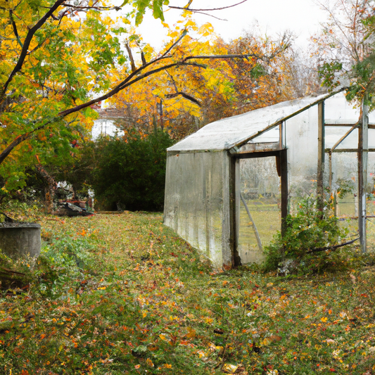 Place your greenhouse so it gets the most sun in the spring and fall.
