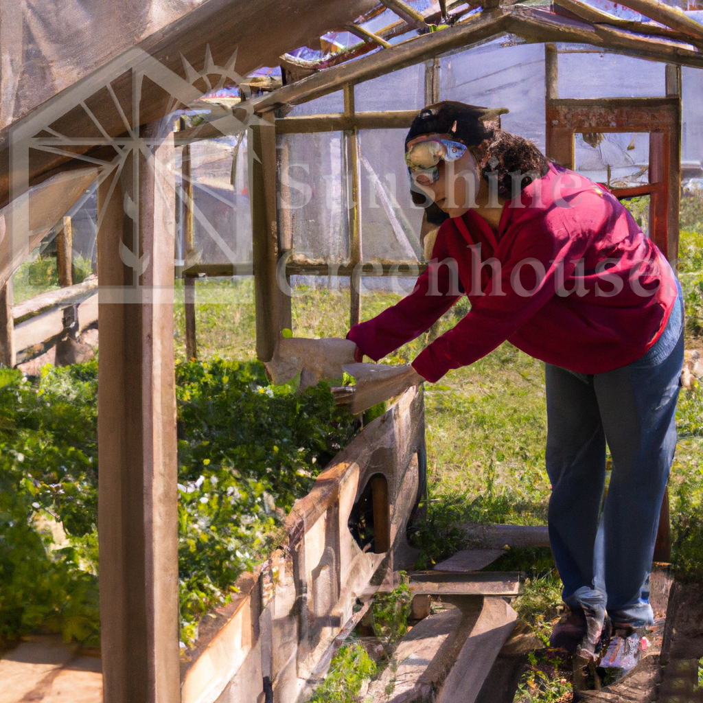 planting in the greenhouse
