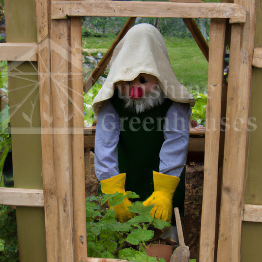 muppet removing plants from the garden