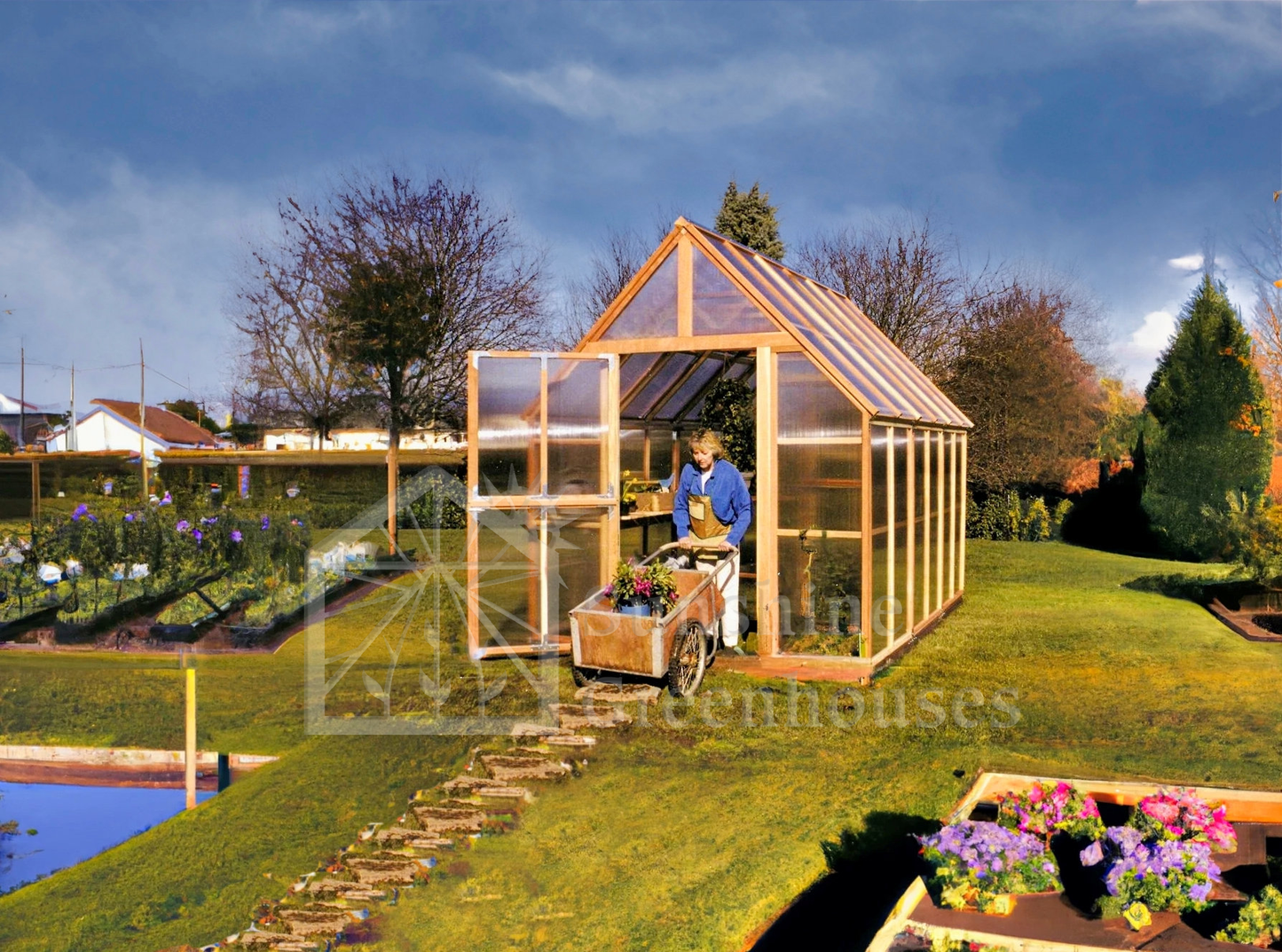 Mt. Rainier 8' x 12' Greenhouse Kit