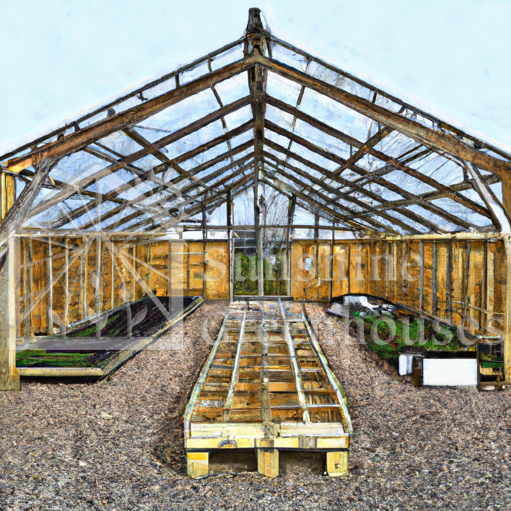 greenhouse benches and shelving
