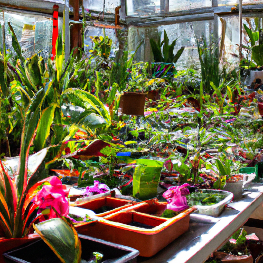 Avoid over crowding your greenhouse plants