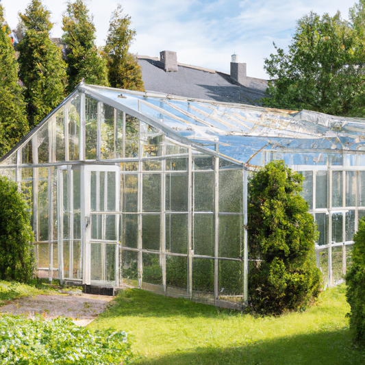 The advantage and disadvantages of using glass glazing in a greenhouse