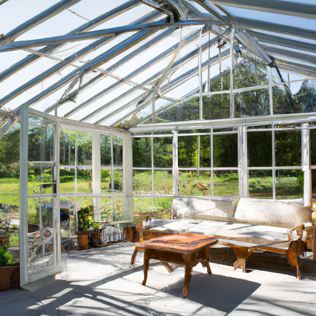 Using your greenhouse as a sunroom conservatory. SunshineGreenhouse