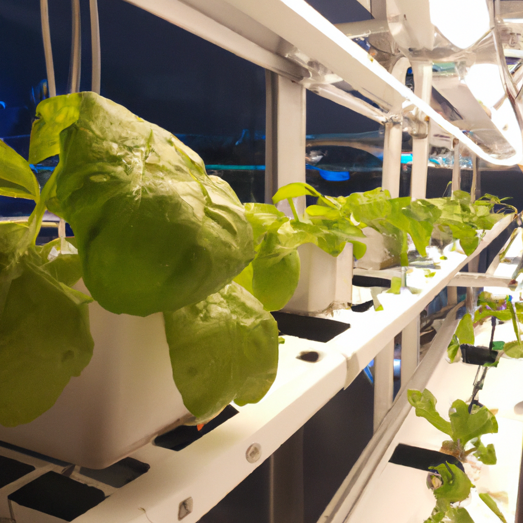 Hydroponics in space