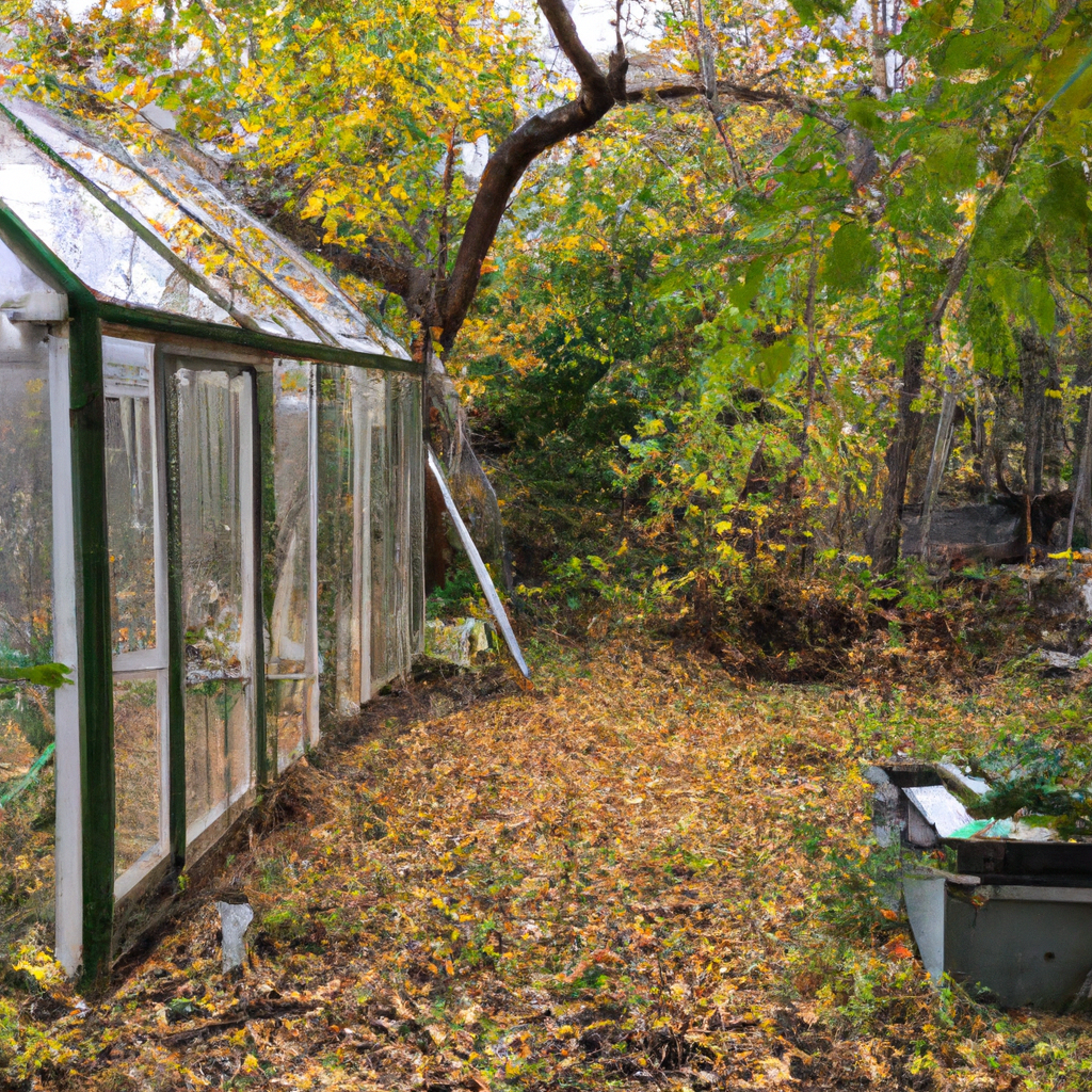 Fall cleanup in your garden.