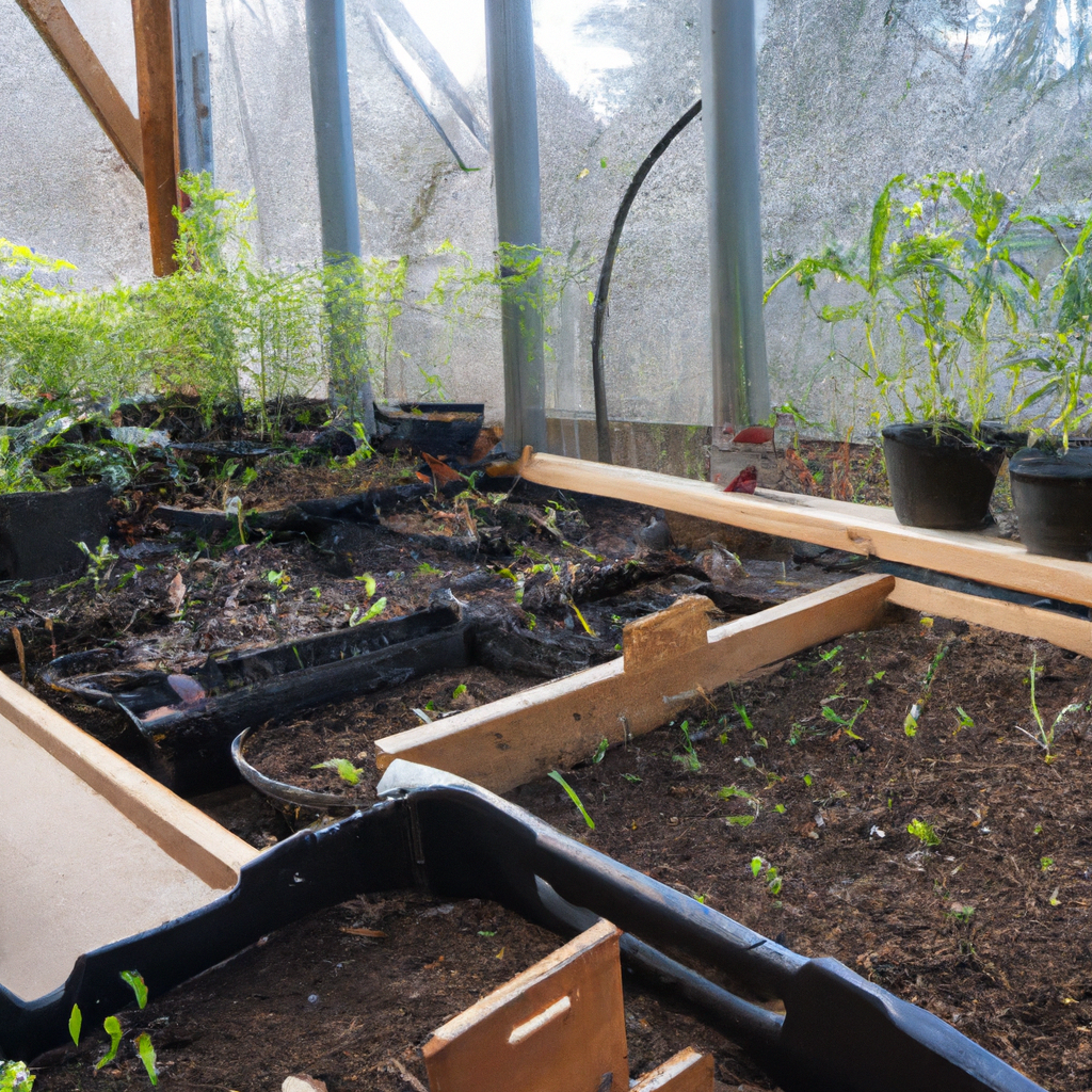 Using your greenhouse for seeding flats of bedding plants early in the spring