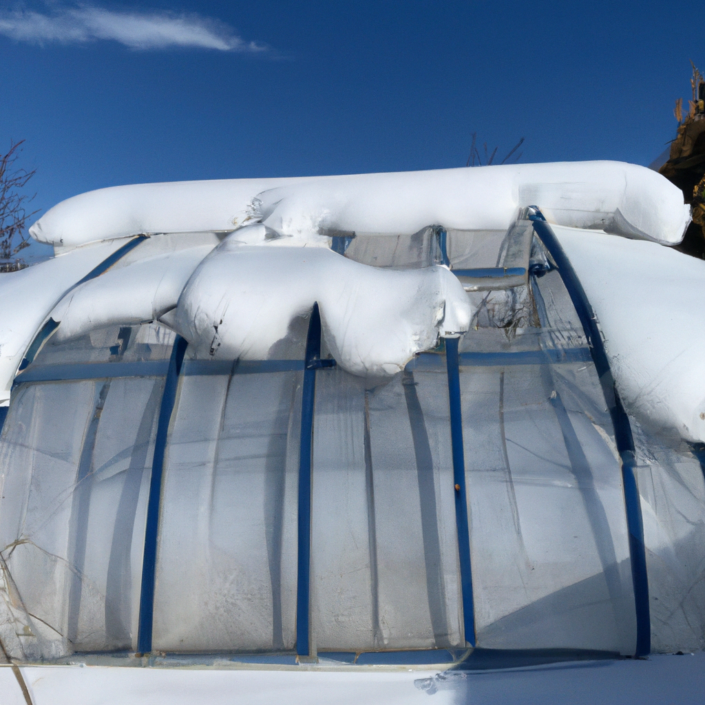 Dealing with snow on your greenhouse.
