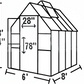 Mt. Hood 6' x 8' Greenhouse Kit