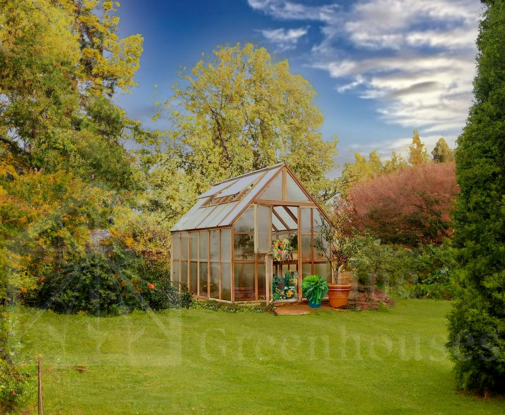 backyard greenhouse 8' wide sunshine mt rainier greenhouse kit