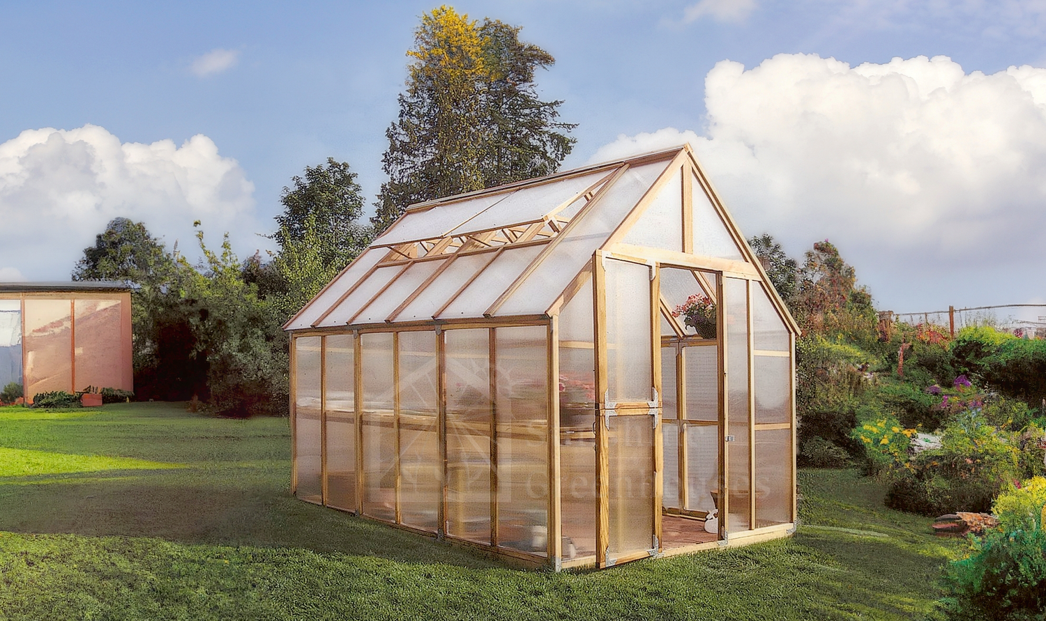 sunshine greenhouse kits - american made redwood hobby greenhouses