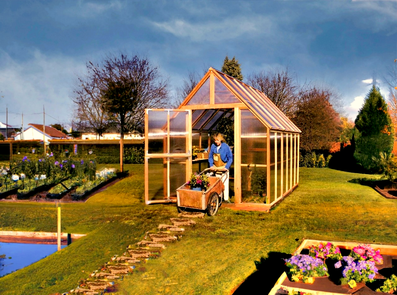 Mt. Rainier 8' x 12' Greenhouse Kit