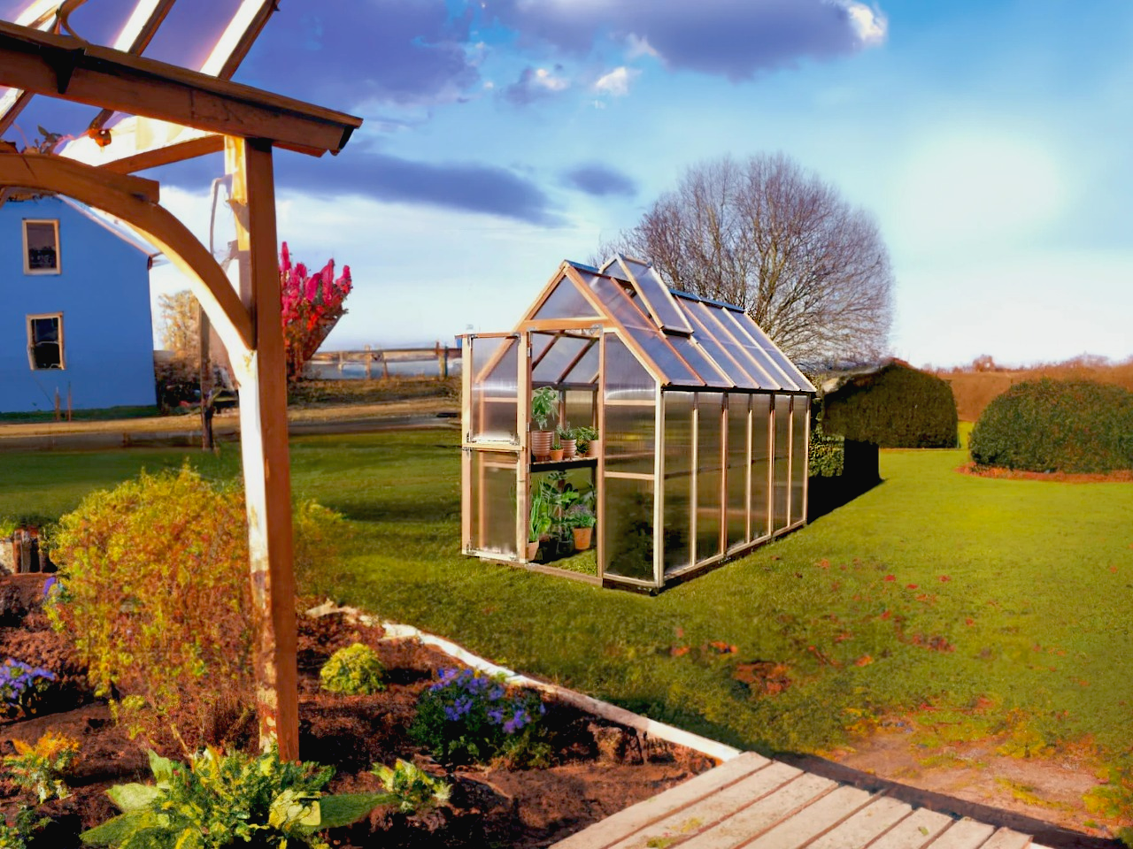 Mt. Hood 6' x 12' Greenhouse Kit
